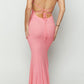 Angelica Rosa mesh maxi dress 