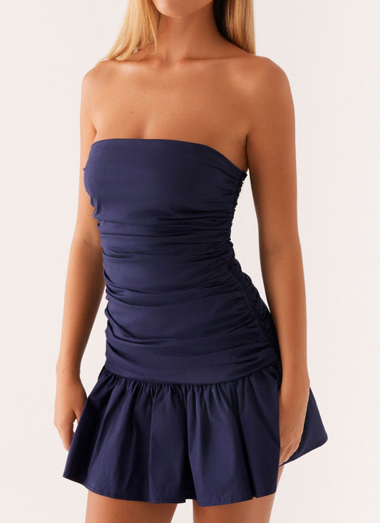Rosmunda mini dress – dark blue