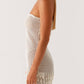 Armina Crochet Mini Dress – Ivory