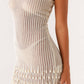 Armina Crochet Mini Dress – Ivory