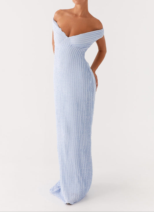 Josefina Maxi Dress – Blue