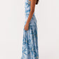 Nicia Off Shoulder Maxi Dress – Opulent Blue