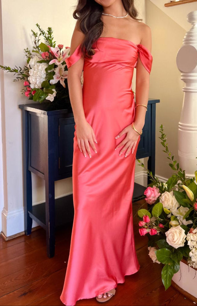 Chiara Rosa off-the-shoulder evening dress 