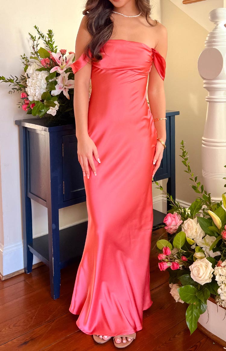 Chiara Rosa off-the-shoulder evening dress 