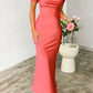 Chiara Rosa off-the-shoulder evening dress 