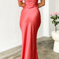 Chiara Rosa off-the-shoulder evening dress 