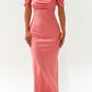 Chiara Rosa off-the-shoulder evening dress 