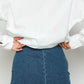 Maddalena belted denim mini skirt
