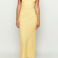 Rosina Yellow Midi Dress