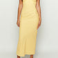 Rosina Yellow Midi Dress