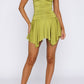 Paula mini dress – olive green