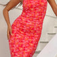 Petronilla orange floral maxi dress
