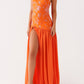 Agnella Pearl Maxi Dress – Orange