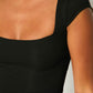 Angelina Black Mini Dress 