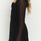 Garbo long-sleeved mini dress - Black