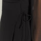 Garbo long-sleeved mini dress - Black
