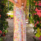 Gabriella Yellow Floral Maxi Dress 