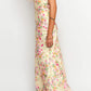 Gabriella Yellow Floral Maxi Dress 