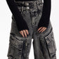 Dark Punk Multi Pocket Cargo Jeans