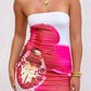 Ghita White Orchid Mini Dress
