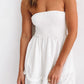 Laurenza White Back Strap Dress