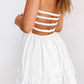 Laurenza White Back Strap Dress