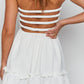 Laurenza White Back Strap Dress
