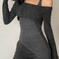 Classic Solid Slim Fit Halter Sweater