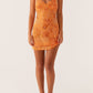 Donatella Sequin Cami Mini Dress - Orange