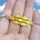 JY Yellow Vintage Cute Gold Fish Bracelet/Yellow Vintage Cute Gold Fish Bracelet