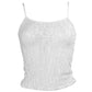 Slim camisole with all-over lace design