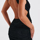 Lavanda Midi Dress – Black
