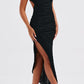 Lavanda Midi Dress – Black