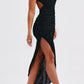Lavanda Midi Dress – Black