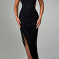 Lavanda Midi Dress – Black
