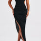 Lavanda Midi Dress – Black