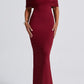 Mariella Maxi Dress – Burgundy