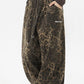 Punk Leopard Drawstring Cargo Pants