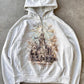 Vintage White Retro Oversize Hoodie