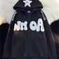 Oversize Hoodie with Y2K Print