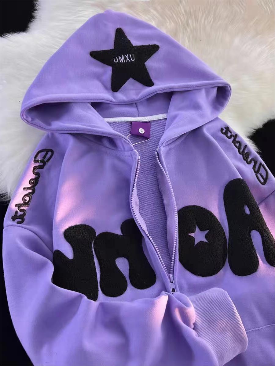 Oversize Hoodie with Y2K Print