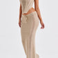 Giacinta Maxi Skirt - Beige