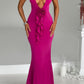 Terina Maxi Dress - Bright Pink