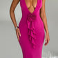 Terina Maxi Dress - Bright Pink