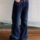 Blaue Vintage Amerikanische Boyfriend Jeans