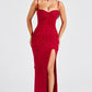 Africa Maxi Dress - Red Lined