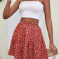 Vintage Floral High Waist Mini Skirt