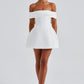 Paula Mini Dress - Ivory