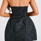 Ludovica Mini Dress – Black