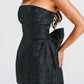 Ludovica Mini Dress – Black